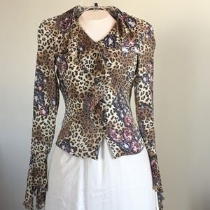 Escada Sheer Silk Blouse